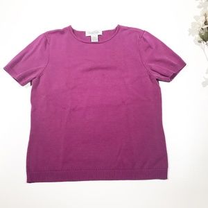 Brooks Brothers 100% Italian Cotton Pink Top M